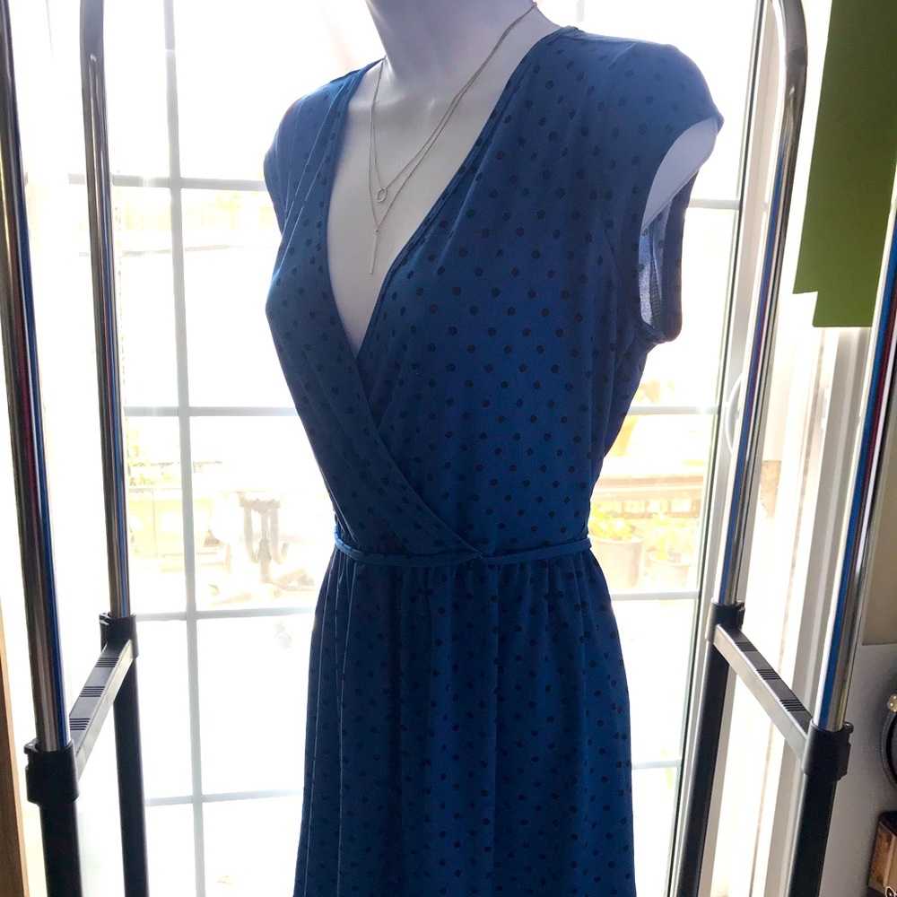 Polka dot blue